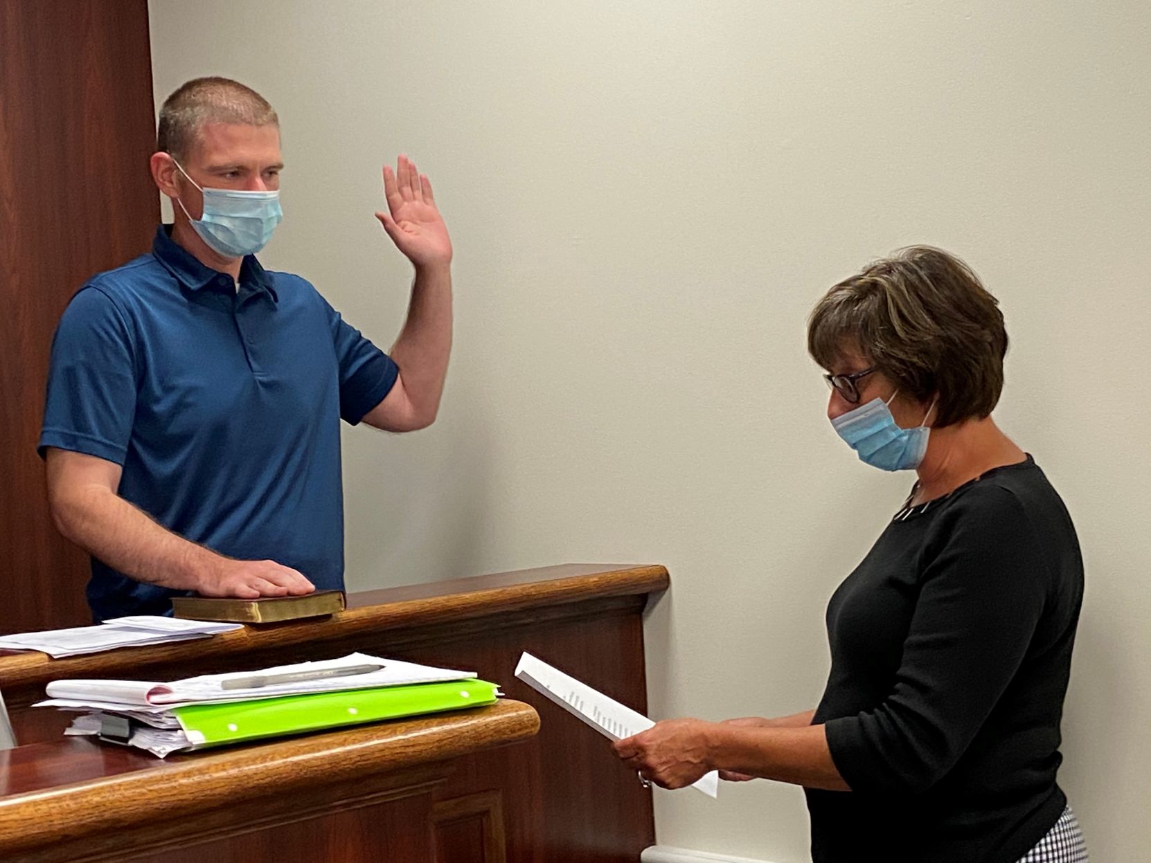 John Wright joins Frankford Town Council (copy)